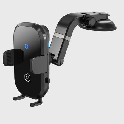 Auto Scan Fast Wireless Car Charger Mount with Multi-Angle Adjustable Suction Cup