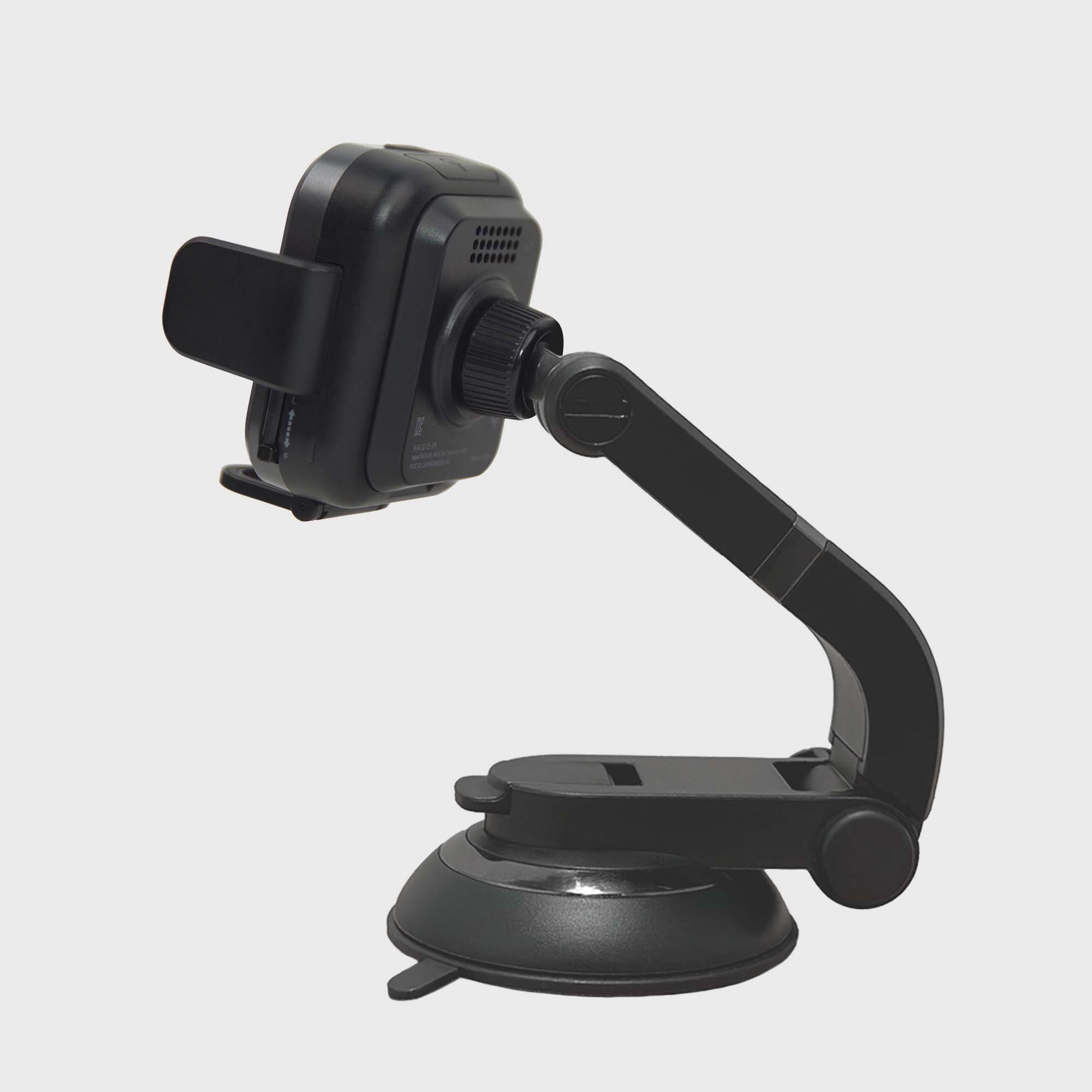 Mini Grip Fast Wireless Car Charger Mount with Multi-Angle Adjustable Suction Cup