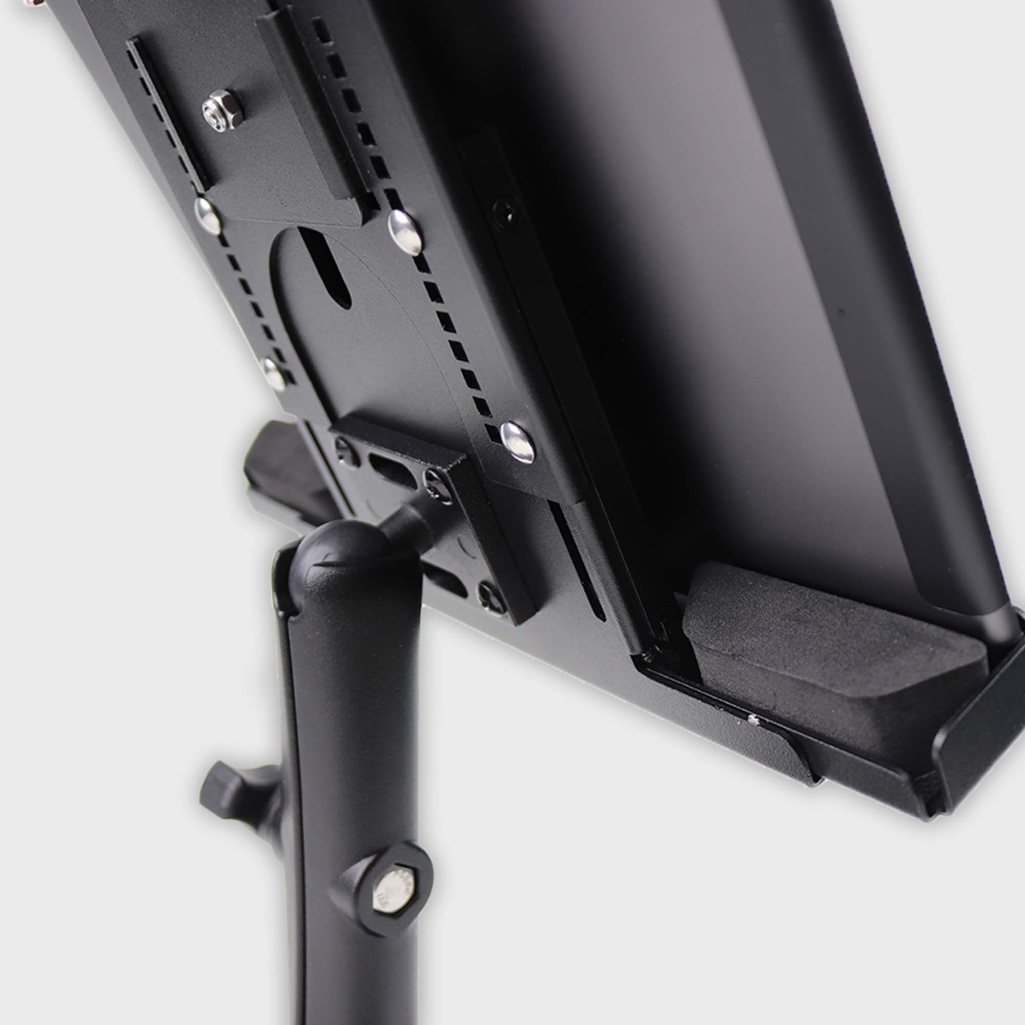 Mighty Mount® 9" to 13"AMPS Drill Base Metal Locking iPad / Tablet Holder