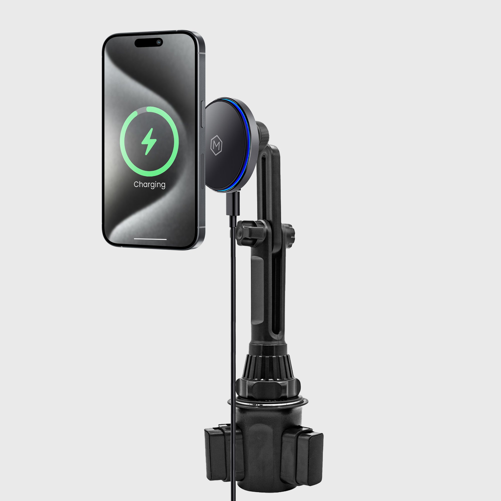 Mag Switch Qi2 Wireless Charger & Cup Holder Mount