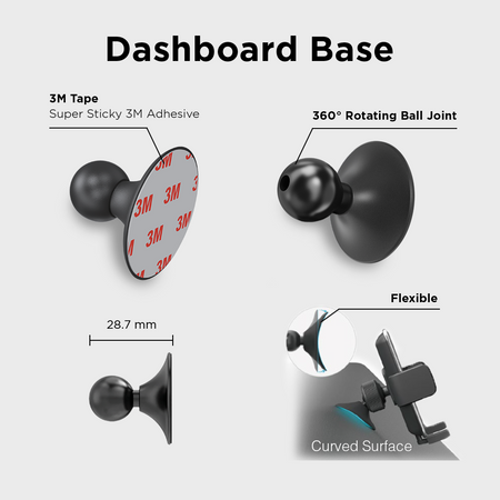 MagSafe Wireless Car Charger Dash Mount (Version 2.0)