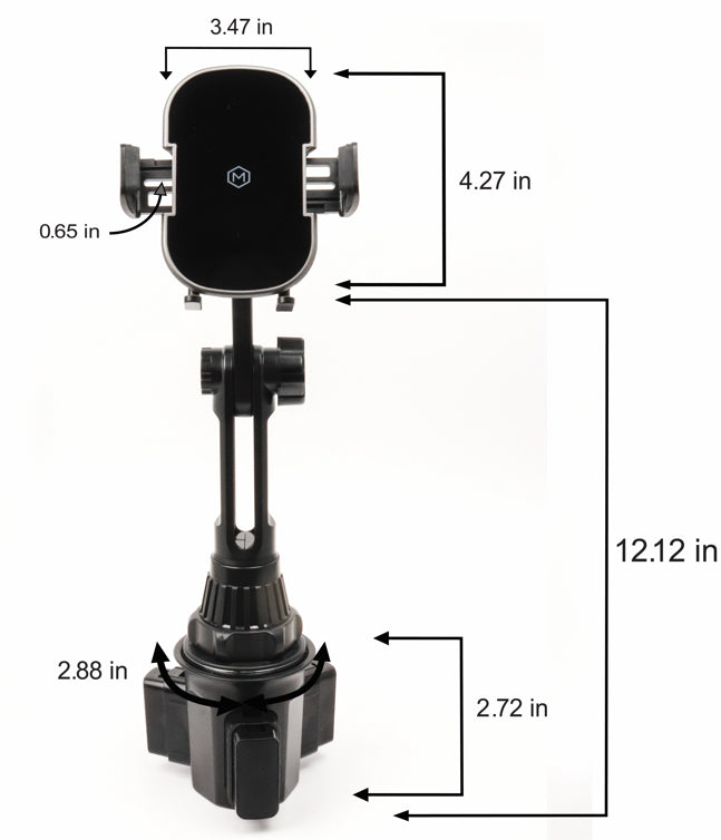 Wireless Car Charger Cup Holder Phone Mount ( Version 1.0)