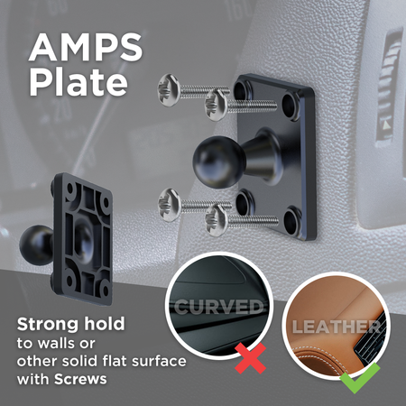 Grip Cradle Mount with Drill Base AMPS Mounting Plate