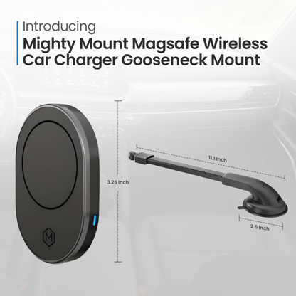 MagSafe Wireless Car Charger Gooseneck Mount (Version 2.0)