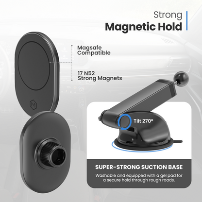 MagSafe Magnetic Suction Cup Mount (Version 2.0)