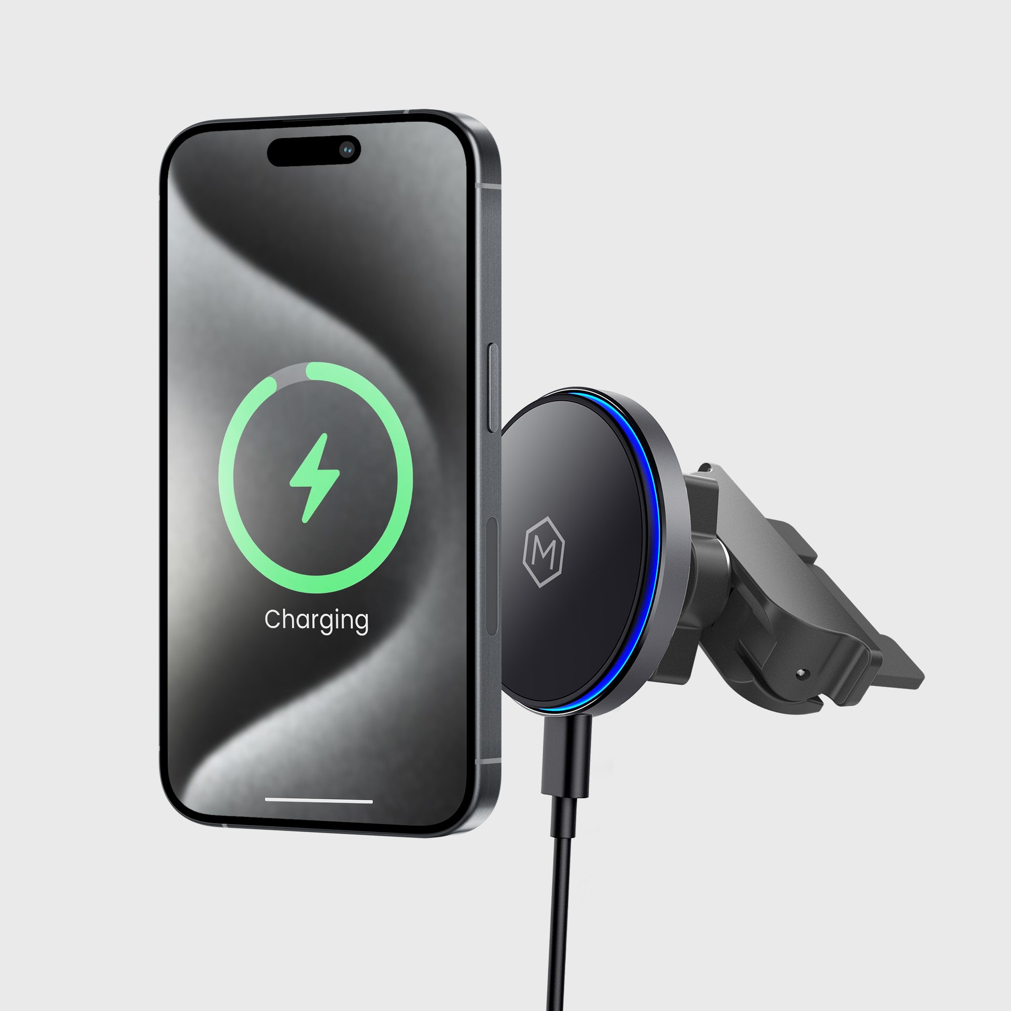 Mag Switch Qi2 Wireless Charger & CD Slot Mount