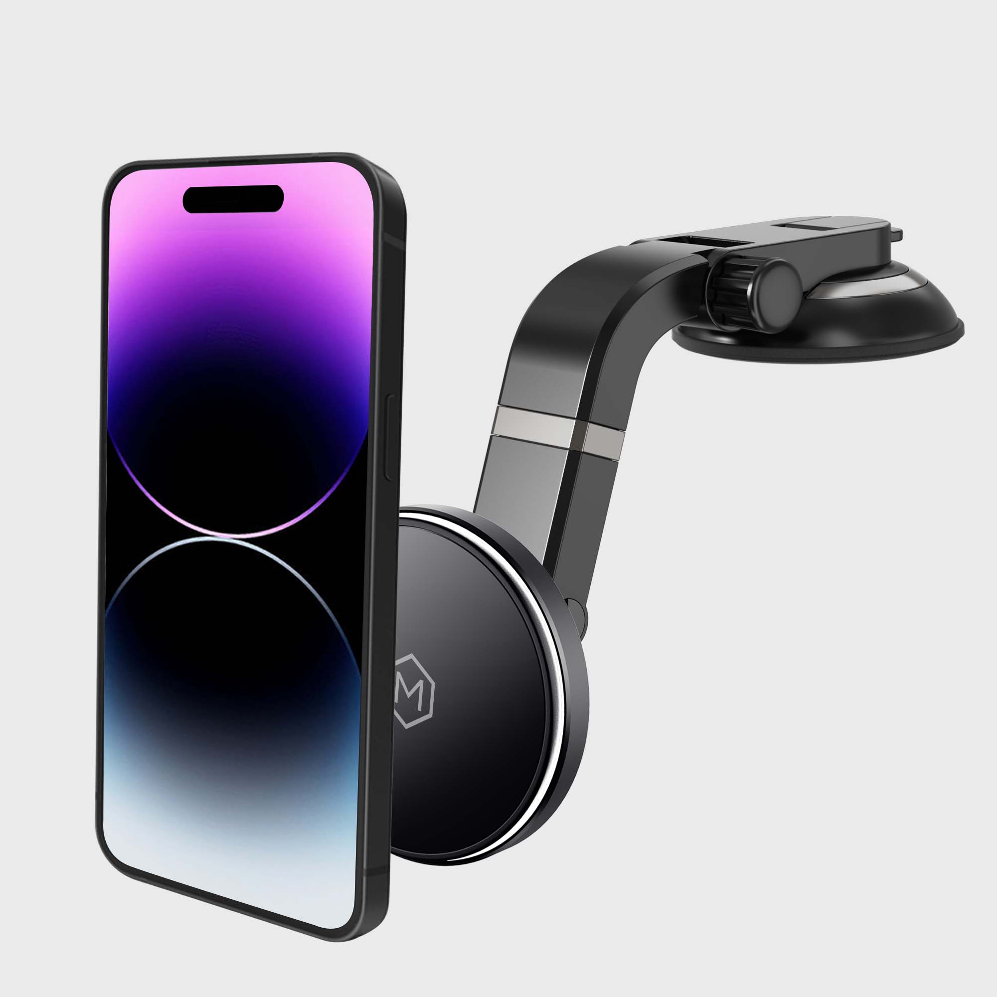 Mag Switch Qi2 Wireless Charger & Multi-Angle Suction Mount