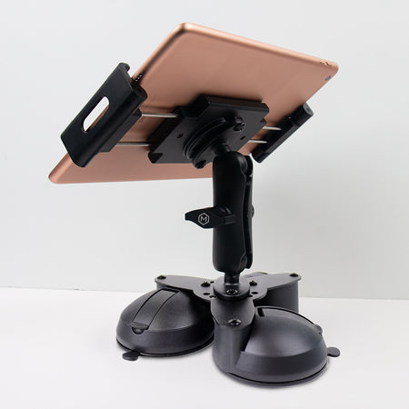 Heavy Duty Triple Suction iPad and Tablet Mount