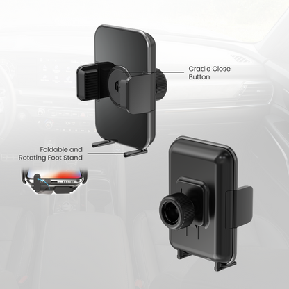 One Touch Cradle Mount with Multi-Angle Adjustable Suction Cup