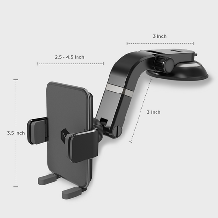 Simpl Cradle Mount with Multi-Angle Adjustable Suction Cup