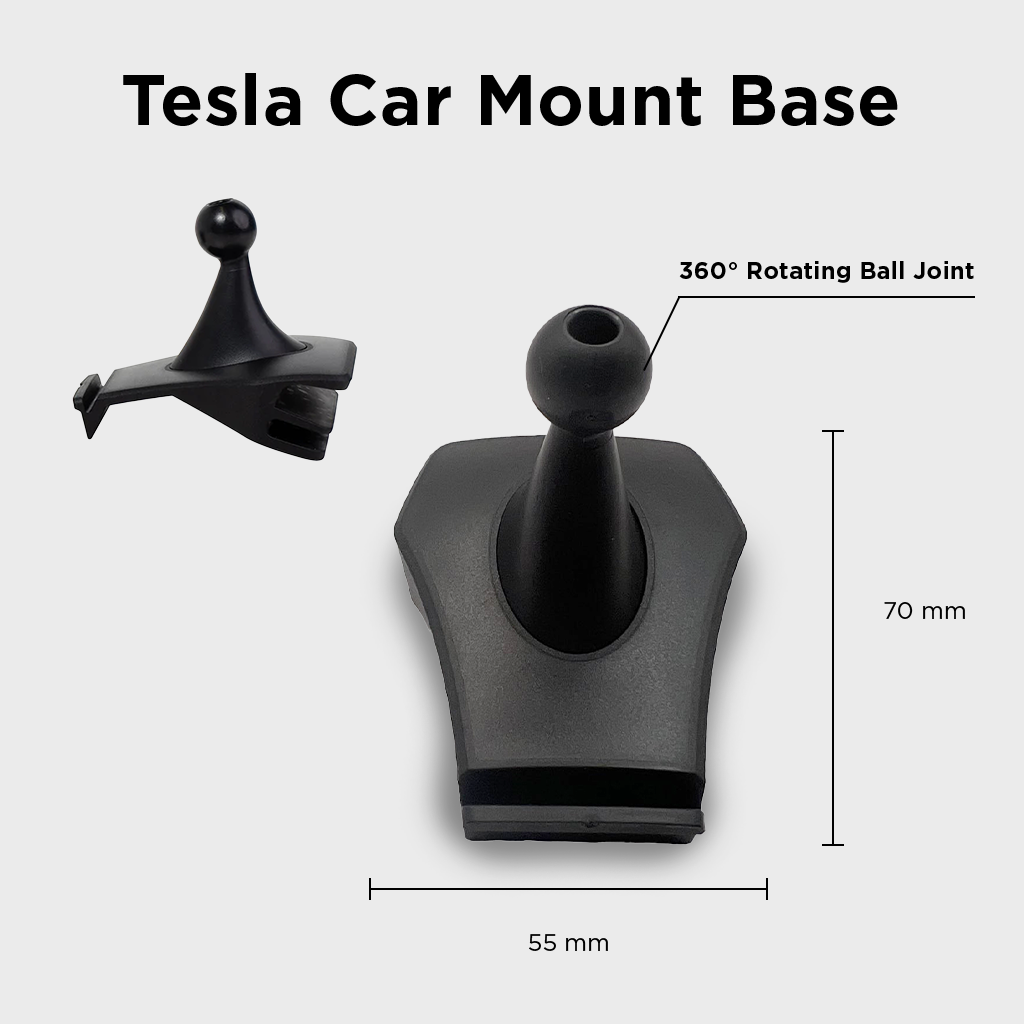 Tesla Car Phone Mount For Model 3 and Y - Grip Cradle