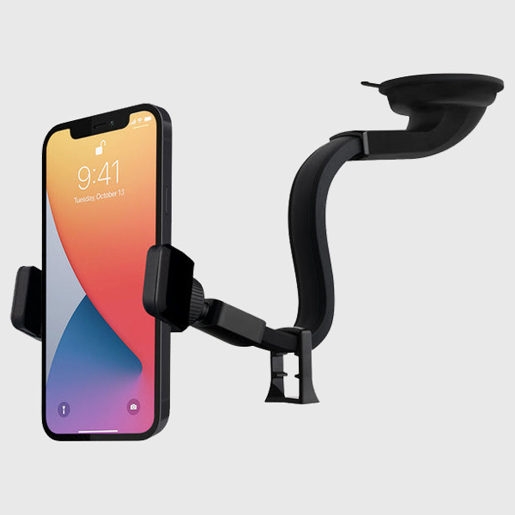 Flexible Gooseneck Car Dash and Windshield Mount Holder  - Car Mount | The Mighty Mount (flexible magnetic windshield mount)